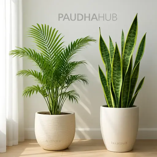 Snake Plant & Areca Plam